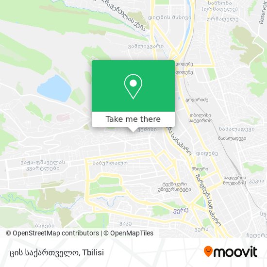 ცის საქართველო map
