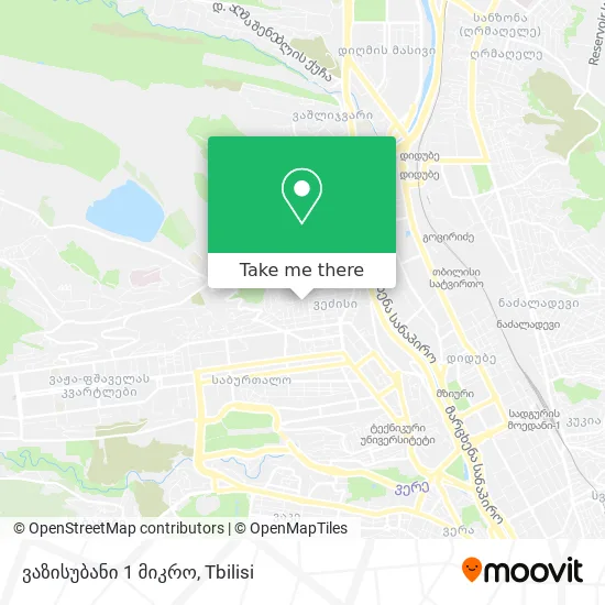 ვაზისუბანი 1 მიკრო map