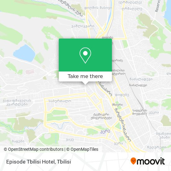 Episode Tbilisi Hotel map