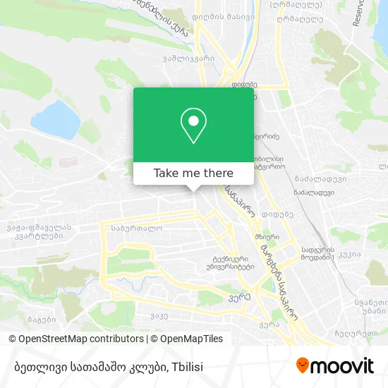 ბეთლივი სათამაშო კლუბი map