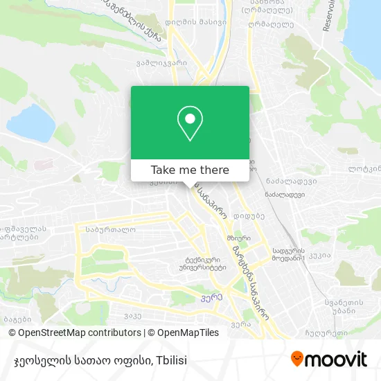ჯეოსელის სათაო ოფისი map
