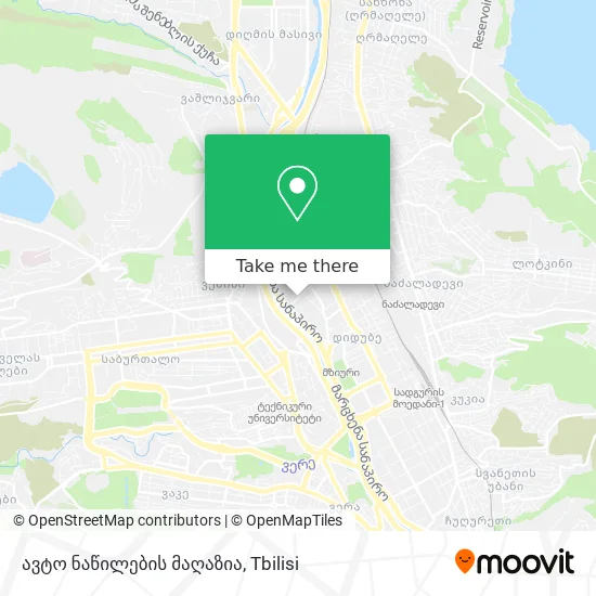 ავტო ნაწილების მაღაზია map