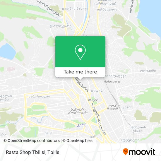 Rasta Shop Tbilisi map