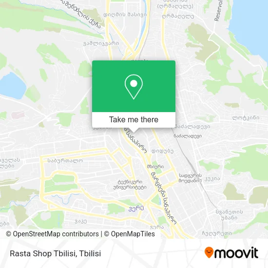 Карта Rasta Shop Tbilisi