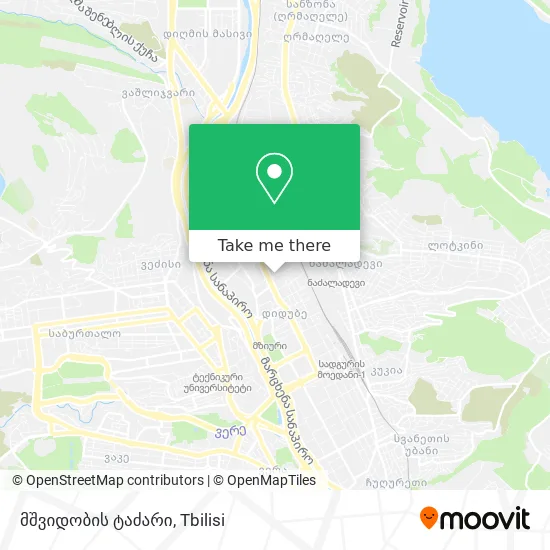 მშვიდობის ტაძარი map