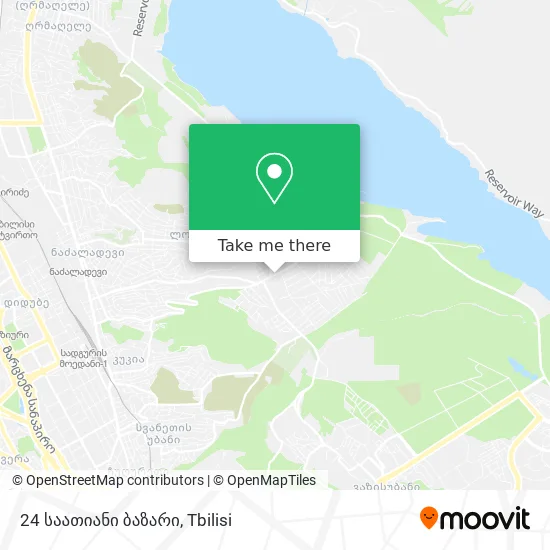 24 საათიანი ბაზარი map