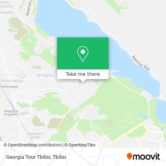 Georgia Tour Tbilisi map