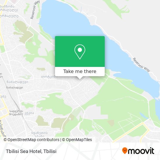 Tbilisi Sea Hotel map