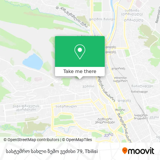 სასტუმრო სახლი ზემო ვეძისი 79 map