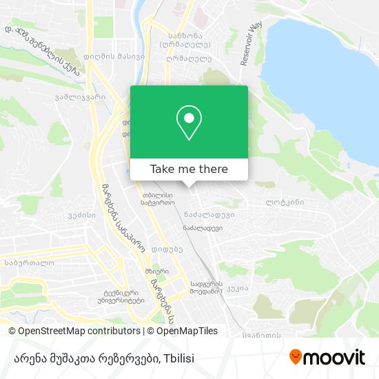 არენა მუშაკთა რეზერვები map