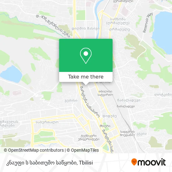 კნაუფი ს საბითუმო საწყობი map
