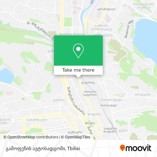 გამოფენის ავტოსადგომი map
