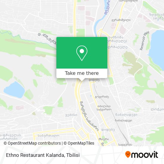 Ethno Restaurant Kalanda map