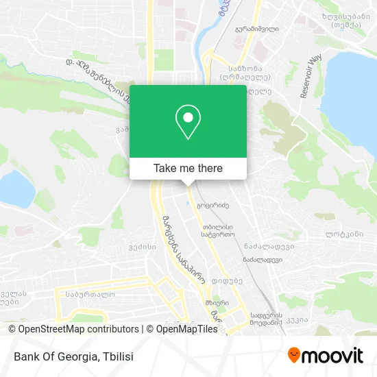 Карта Bank Of Georgia