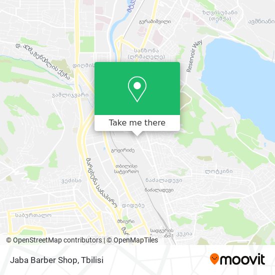 Jaba Barber Shop map