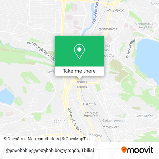 ქუთაისის ავტობუსის ბილეთები map