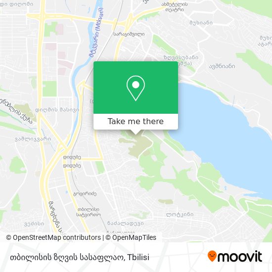 თბილისის ზღვის სასაფლაო map