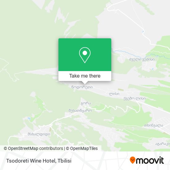 Tsodoreti Wine Hotel map