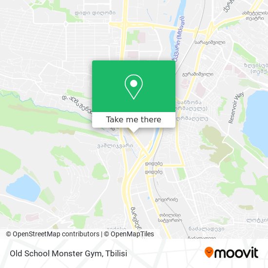 Карта Old School Monster Gym