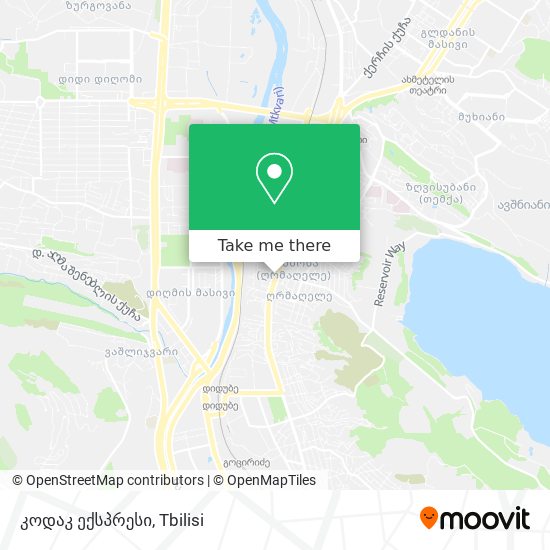 კოდაკ ექსპრესი map