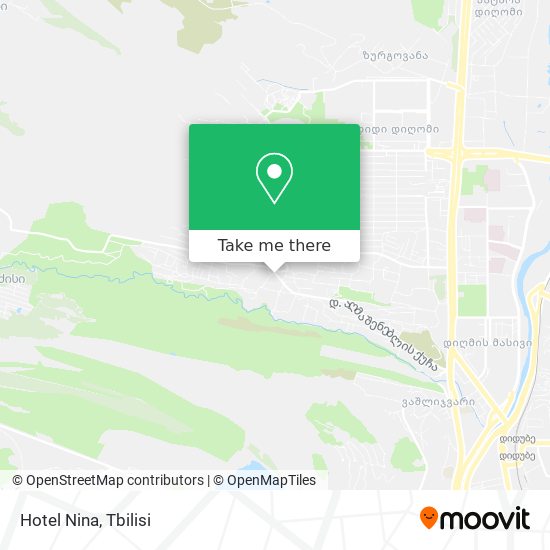 Hotel Nina map