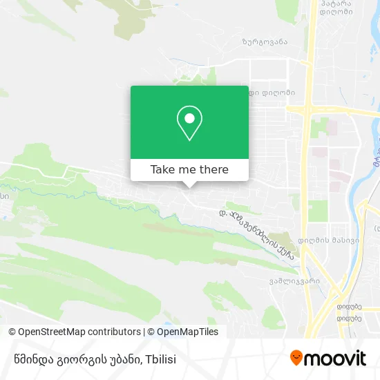 წმინდა გიორგის უბანი map