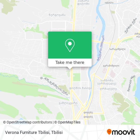 Verona Furniture Tbilisi map