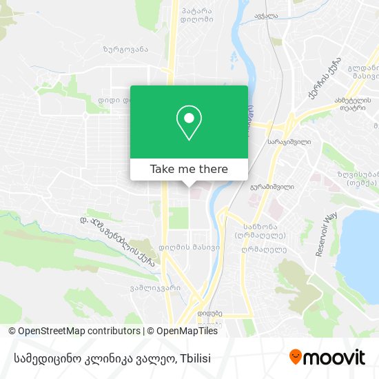 სამედიცინო კლინიკა ვალეო map