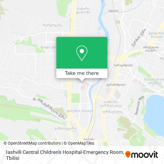 Iashvili Central Children's Hospital-Emergency Room map