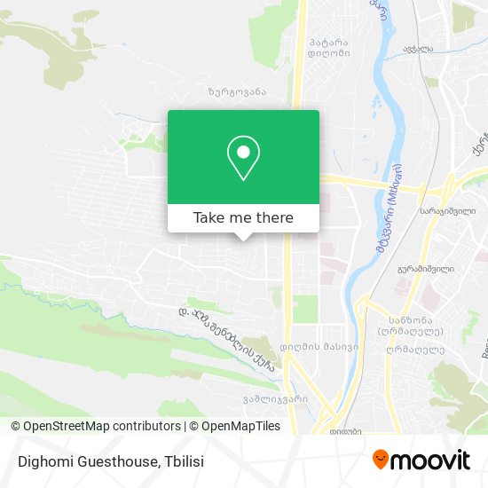 Dighomi Guesthouse map