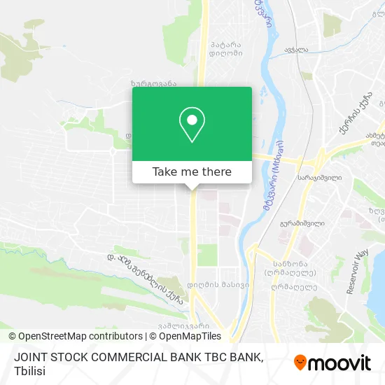 Карта JOINT STOCK COMMERCIAL BANK TBC BANK