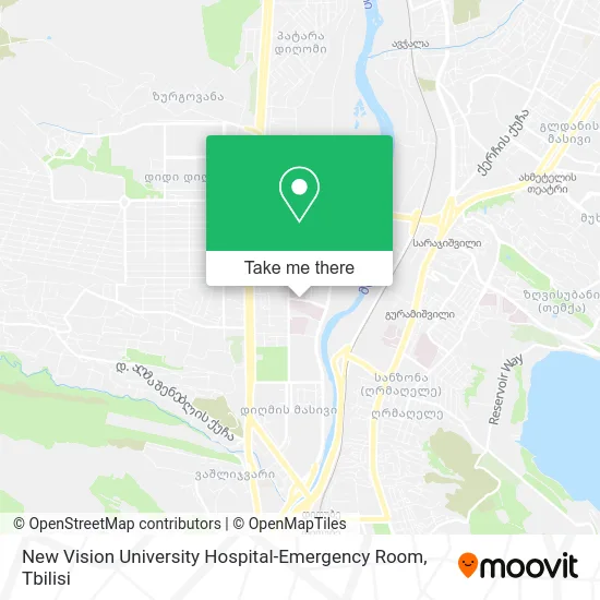 Карта New Vision University Hospital-Emergency Room