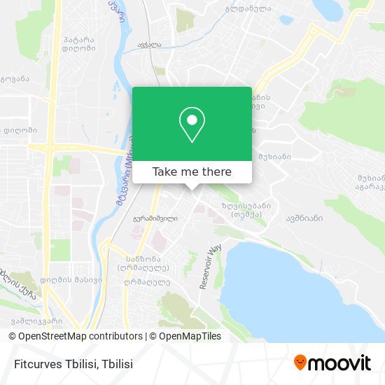 Fitcurves Tbilisi map