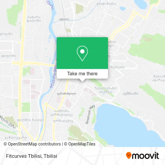 Карта Fitcurves Tbilisi