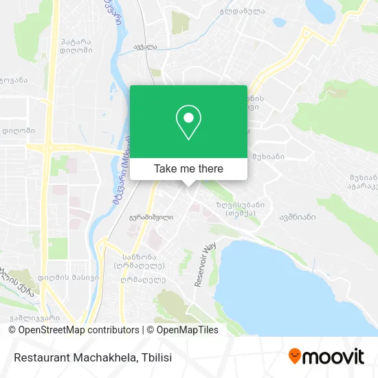 Карта Restaurant Machakhela