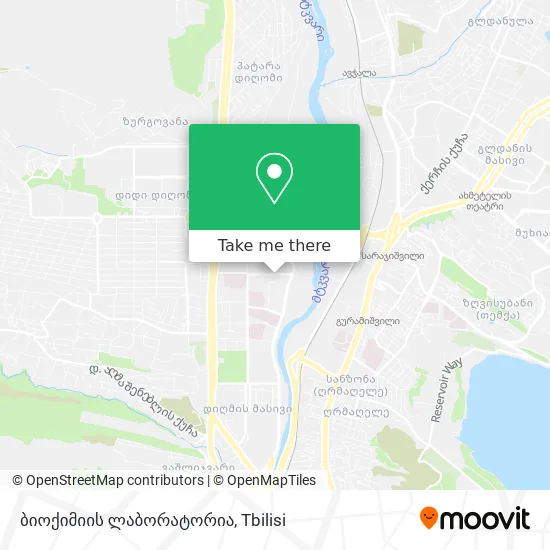 ბიოქიმიის ლაბორატორია map