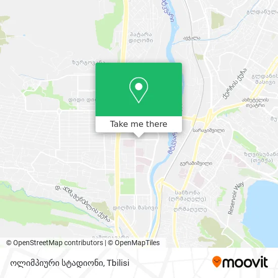 ოლიმპიური სტადიონი map