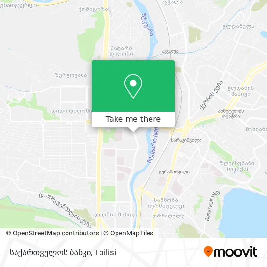 საქართველოს ბანკი map