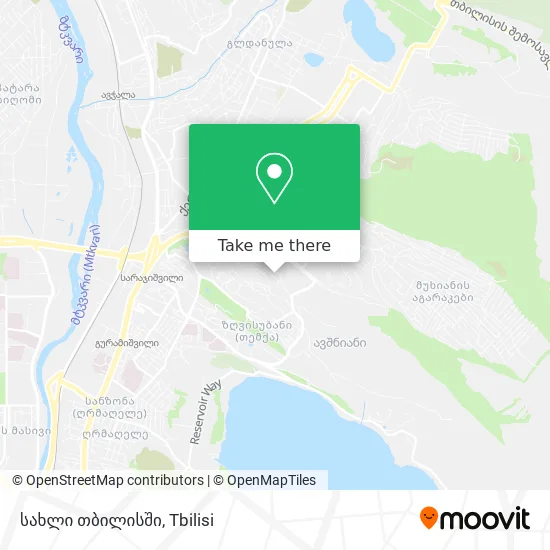 სახლი თბილისში map