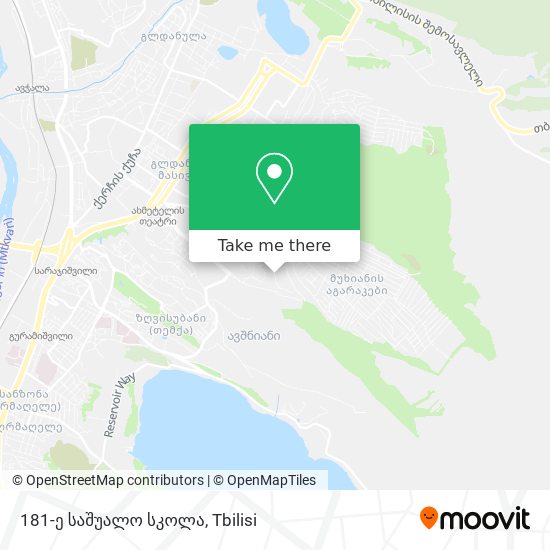 181-ე საშუალო სკოლა map