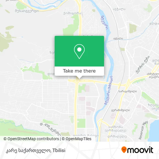 კარე საქართველო map