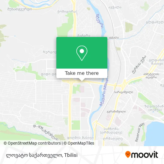 ლოვატო საქართველო map