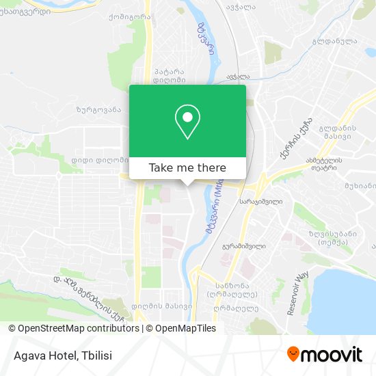 Agava Hotel map