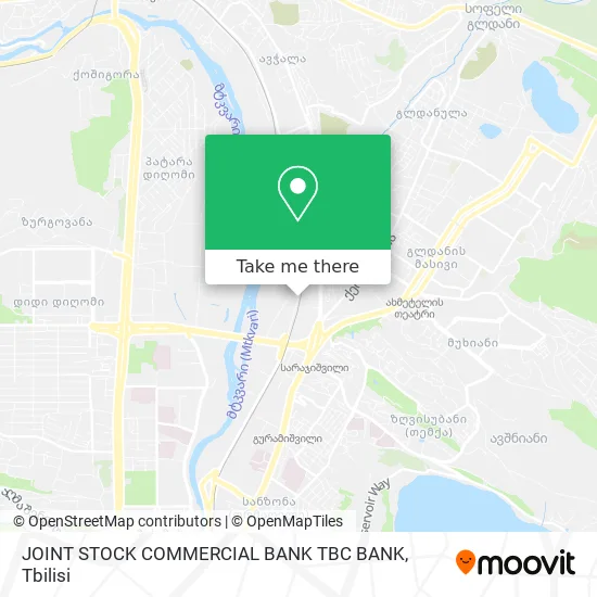 Карта JOINT STOCK COMMERCIAL BANK TBC BANK