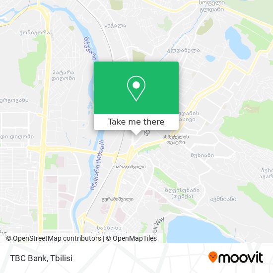 TBC Bank map