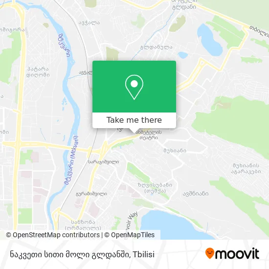 ნაკვეთი სითი მოლი გლდანში map
