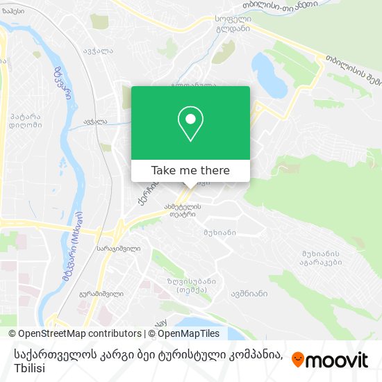 საქართველოს კარგი ბეი ტურისტული კომპანია map