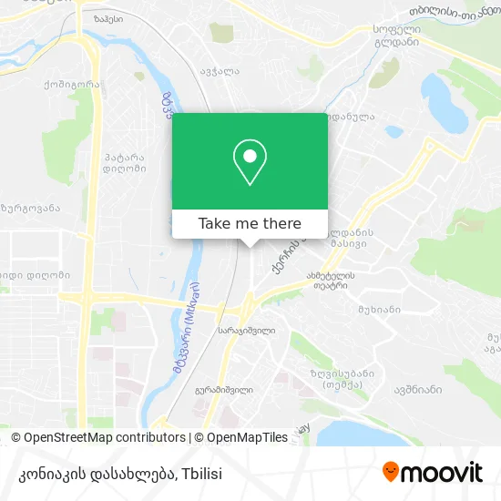 კონიაკის დასახლება map