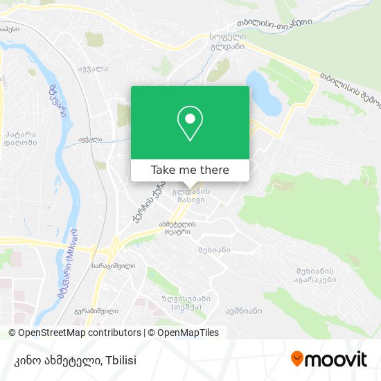 კინო ახმეტელი map