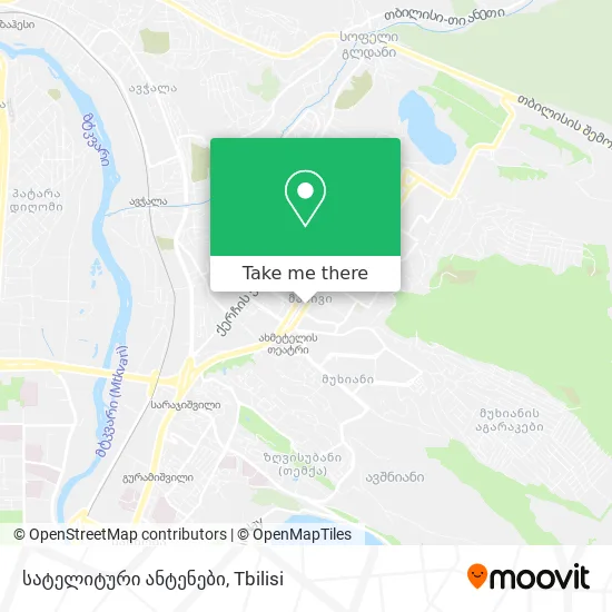 სატელიტური ანტენები map